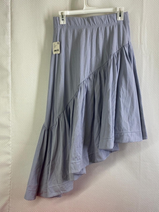 Free People Dresses & Skirts - Free People Asymmetrical Ruffle Hem Mini Skirt Lavender Size S
